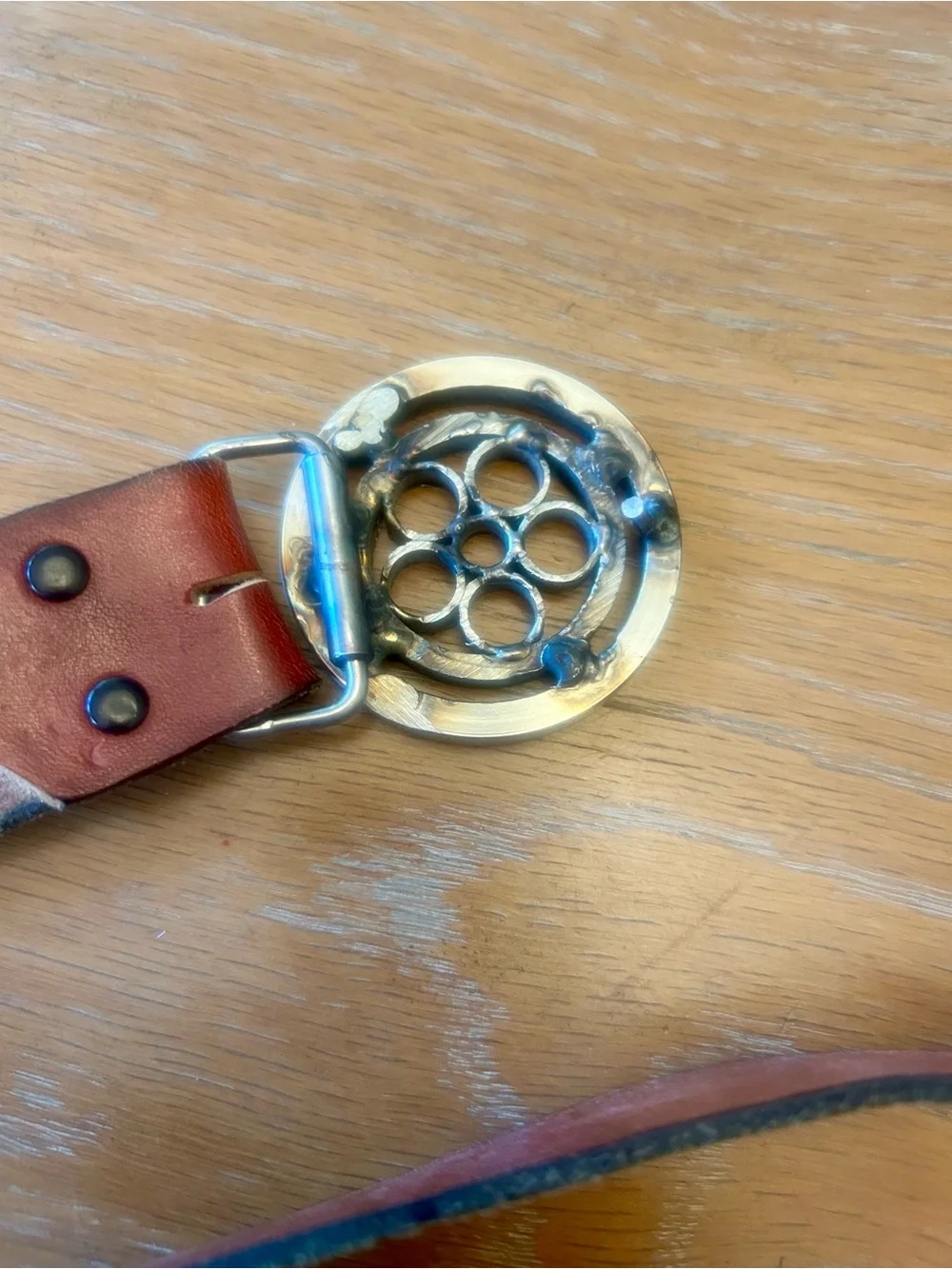 Hand Made Metamorphosis Leather Vintage Belt